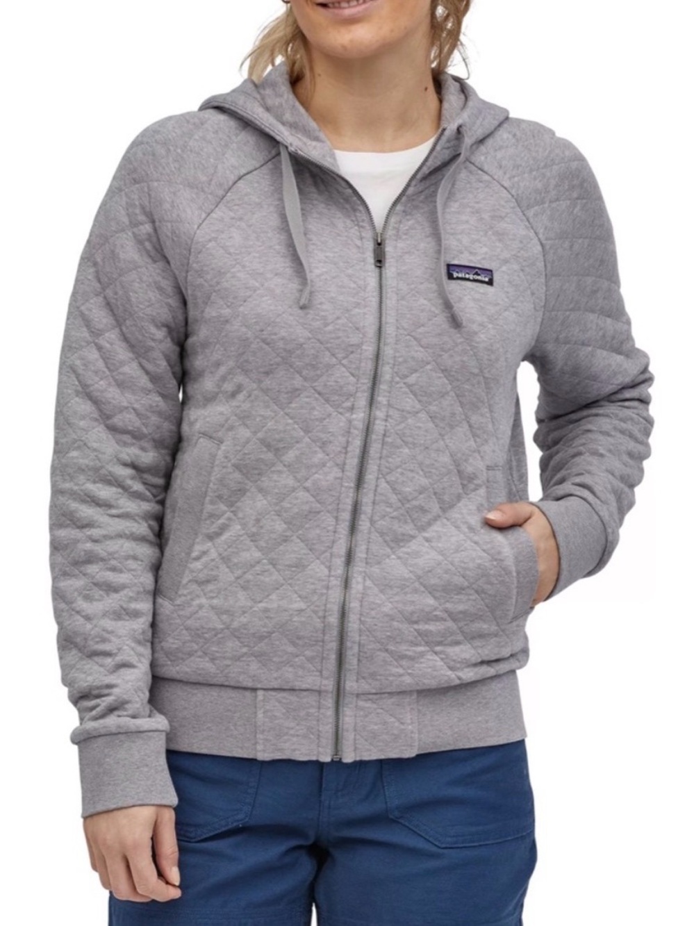 Patagonia Women’s Organic Cotton Quilt Hoody - Size XS